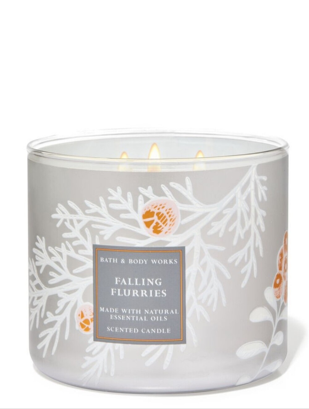 New Bath & Body Works Falling Flurries 3-Wick Candle 14.5 oz